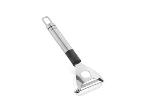 Leifheit Y-Sparschäler ProLine-Serie, Schäler aus rostfreiem Edelstahl, Spargelschäler, Kartoffelschäler, Gemüseschäler, hochwertiges Design, mit praktischer Aufhängeöse, Silber von Leifheit