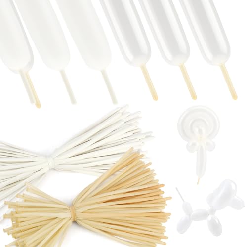 Luftballons weiß, transparent, Hochzeit, Taufe, Tiere, Happy Birthday, aufblasbar, lang, Skulptur, zum Modellieren, Magisch, 100 Stück Luftballons weiß, transparent, Hochzeit, Taufe, Tiere, Happy Birthday, aufblasbar, lang, Skulptur, zum Modellieren, Magisch, 100 Stück von Leislam