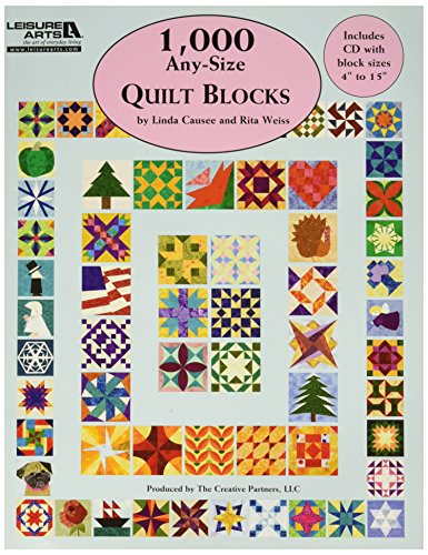 Leisure Arts-1,000 Any-Size Quilt Blocks von Leisure Arts