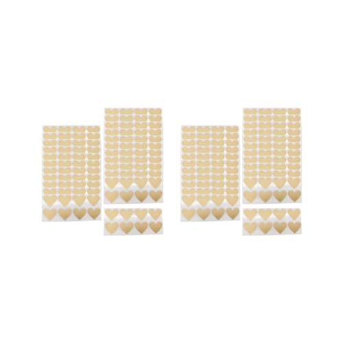 2 Set mit 300 herzförmigen Aufklebern zum Abkratzen, Etiketten für Bastelbedarf, Geschenk, Gold, 25 x 28 mm 2 Set mit 300 herzförmigen Aufklebern zum Abkratzen, Etiketten für Bastelbedarf, Geschenk, Gold, 25 x 28 mm von Leisurealeaneag