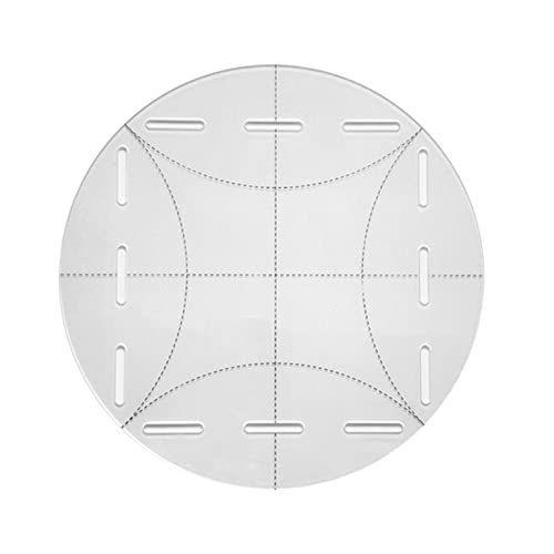 Acryl Runde Schablone Schneiden Multifunktionale Kurve Transparent Quilten Lineal M von Leisurealeaneag