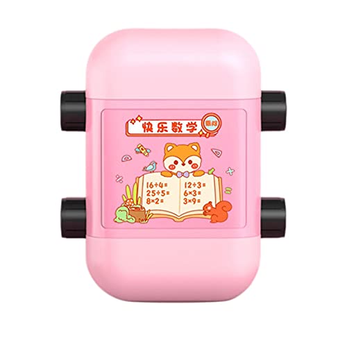 Addition Subtraktion Mathematik Stempel Rolling School Supplies Nummer für Eltern, Rosa, 7,6 x 6,4 x 3,2 cm von Leisurealeaneag