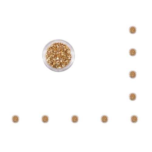 Nagelkunst-Steine, zerkleinerte Glassteine, unregelmäßig, glitzernd, personalisierbar, 3D-Spitzen, Dekoration, Kristallfragment für Hochzeitskleid, Gold, 10 Stück Nagelkunst-Steine, zerkleinerte Glassteine, unregelmäßig, glitzernd, personalisierbar, 3D-Spitzen, Dekoration, Kristallfragment für Hochzeitskleid, Gold, 10 Stück von Leisurealeaneag