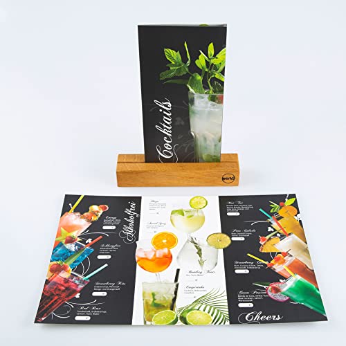 Leitsch-Media Moderne Cocktailkarte mit Klassiker, DINA 3, gefaltet, 6 Seiten von Leitsch-Media