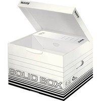 10 LEITZ Archivboxen Solid M weiß 32,5 x 36,0 x 27,0 cm 10 LEITZ Archivboxen Solid M weiß 32,5 x 36,0 x 27,0 cm von Leitz