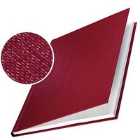 LEITZ Buchbindemappen rot Hardcover für 106 - 140 Blatt DIN A4, 10 St. von Leitz