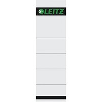 10 LEITZ Einsteck-Rückenschilder 1607 grau für 8,0 cm Rückenbreite von Leitz