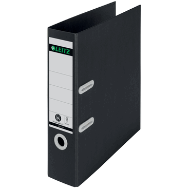 Leitz Ordner Recycle 180 Grad A4 breit 80 mm schwarz von Leitz