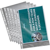 LEITZ Prospekthüllen 4796 DIN A4 transparent genarbt 0,065 mm, 100 St. LEITZ Prospekthüllen 4796 DIN A4 transparent genarbt 0,065 mm, 100 St. von Leitz