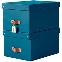 2 LEITZ Puro Aufbewahrungsboxen 17,0 l dunkelblau 27,5 x 37,5 x 20,0 cm 2 LEITZ Puro Aufbewahrungsboxen 17,0 l dunkelblau 27,5 x 37,5 x 20,0 cm von Leitz