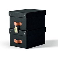 2 LEITZ Puro Aufbewahrungsboxen 6,5 l schwarz 20,8 x 28,5 x 15,5 cm 2 LEITZ Puro Aufbewahrungsboxen 6,5 l schwarz 20,8 x 28,5 x 15,5 cm von Leitz