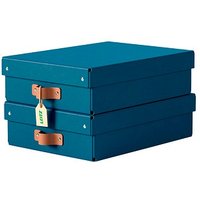2 LEITZ Puro Aufbewahrungsboxen 8,0 l dunkelblau 27,5 x 37,5 x 10,5 cm 2 LEITZ Puro Aufbewahrungsboxen 8,0 l dunkelblau 27,5 x 37,5 x 10,5 cm von Leitz