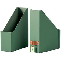 2 LEITZ Stehsammler Puro 24710050 grün Karton, DIN A4 von Leitz