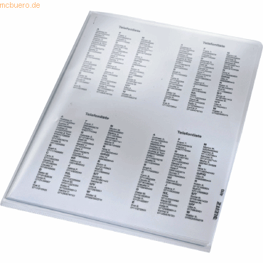 200 x Leitz Sichthülle A4 110my farblos von Leitz