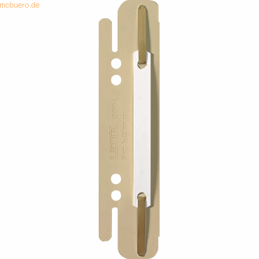 Leitz Einsteckheftstreifen Alpha 61300012 3,8x15,8cm sand 25 Stück Leitz Einsteckheftstreifen Alpha 61300012 3,8x15,8cm sand 25 Stück von Leitz