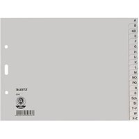 LEITZ Ordnerregister 1210 Halbformat, Überbreite A-Z grau 20-teilig, 5 Satz LEITZ Ordnerregister 1210 Halbformat, Überbreite A-Z grau 20-teilig, 5 Satz von Leitz