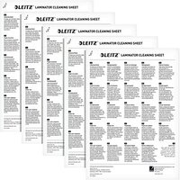 5 LEITZ Reinigungsblätter für Laminiergeräte glänzend für A3, A4 5 LEITZ Reinigungsblätter für Laminiergeräte glänzend für A3, A4 von Leitz