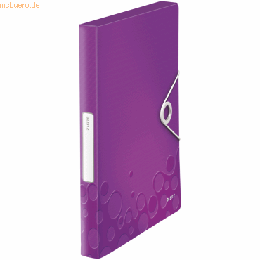 5 x Leitz Ablagebox Wow A4 PP 30mm violett 5 x Leitz Ablagebox Wow A4 PP 30mm violett von Leitz