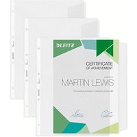 50 LEITZ Prospekthüllen 4764 DIN A4 transparent genarbt 0,12 mm von Leitz