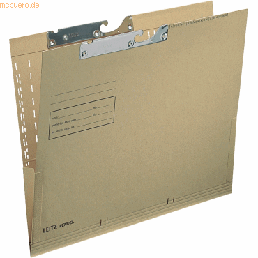 50 x Leitz Pendelhefter Combi A4 250g braun von Leitz