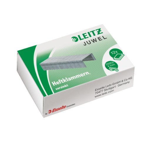 5640 Heftklammern Juwel 4 mm, verzinkt, 2000 Stück, Menge 2000 5640 Heftklammern Juwel 4 mm, verzinkt, 2000 Stück, Menge 2000 von Leitz