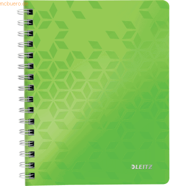 6 x Leitz Collegeblock Wow A5 PP liniert holzfrei 80 Blatt grün 6 x Leitz Collegeblock Wow A5 PP liniert holzfrei 80 Blatt grün von Leitz