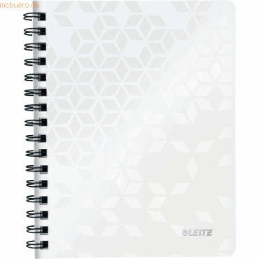 Leitz Collegeblock Wow A5 PP liniert holzfrei 80 Blatt weiß Leitz Collegeblock Wow A5 PP liniert holzfrei 80 Blatt weiß von Leitz