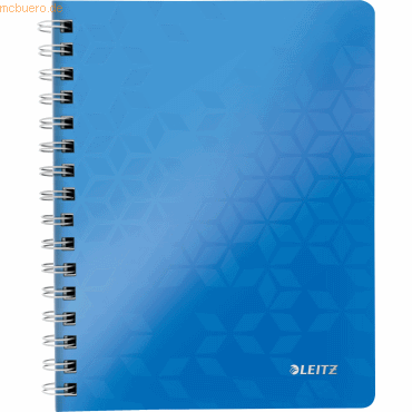 6 x Leitz Notizbuch Wow A5 80 Blatt 80g/qm liniert blau 6 x Leitz Notizbuch Wow A5 80 Blatt 80g/qm liniert blau von Leitz
