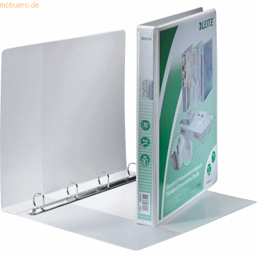 Leitz Ringbuch A4 4 Ringe 20mm weiß von Leitz