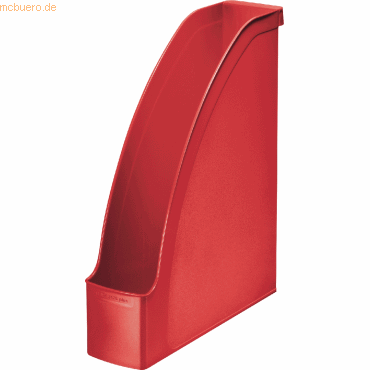 6 x Leitz Stehsammler Plus A4 Polystyrol rot von Leitz