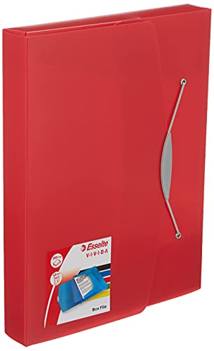 Esselte 624048 Ablagebox VIVIDA, A4, PP, 40 mm, rot Esselte 624048 Ablagebox VIVIDA, A4, PP, 40 mm, rot von Esselte