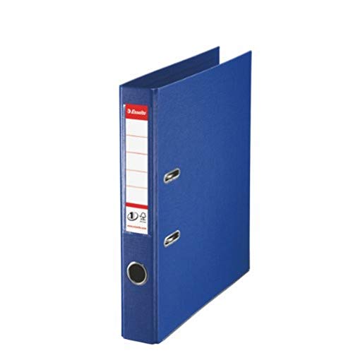 Esselte DIN A4 Ordner, Blau, 52 mm Rückenbreite, Kunststoff, 811450 Esselte DIN A4 Ordner, Blau, 52 mm Rückenbreite, Kunststoff, 811450 von Esselte