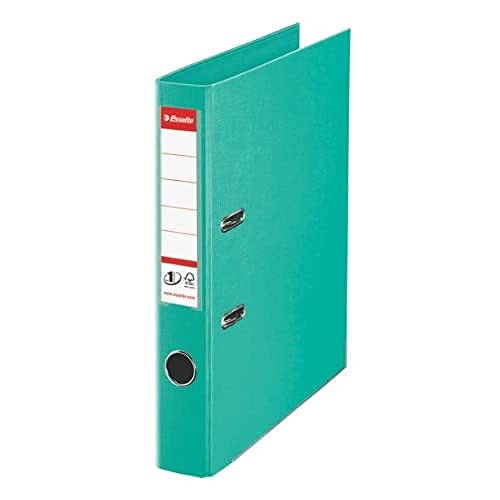 Esselte DIN A4 Ordner, Hellgrün, 52 mm Rückenbreite, Kunststoff, 1 er-Pack, 811412 Esselte DIN A4 Ordner, Hellgrün, 52 mm Rückenbreite, Kunststoff, 1 er-Pack, 811412 von Esselte