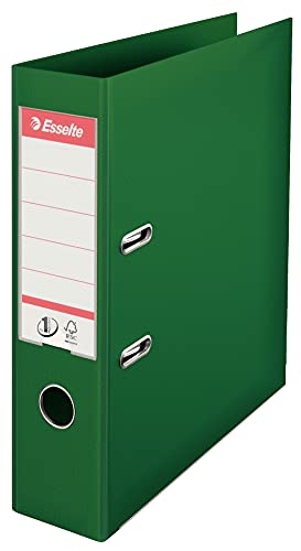 Esselte Leitz DIN A4 Ordner, Grün, 72 mm Rückenbreite, Kunststoff, 1er-Pack, 811360 Esselte Leitz DIN A4 Ordner, Grün, 72 mm Rückenbreite, Kunststoff, 1er-Pack, 811360 von Esselte