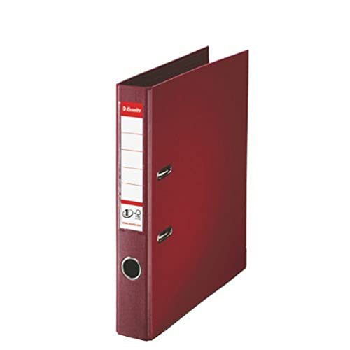 Esselte DIN A4 Ordner, Bordeaux, 52 mm Rückenbreite, Kunststoff, 1er-Pack, 811520 Esselte DIN A4 Ordner, Bordeaux, 52 mm Rückenbreite, Kunststoff, 1er-Pack, 811520 von Esselte