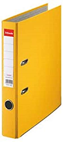 Esselte DIN A4 Ordner, Gelb, 52 mm Rückenbreite, Kunststoff, 1er-Pack, 81191 Esselte DIN A4 Ordner, Gelb, 52 mm Rückenbreite, Kunststoff, 1er-Pack, 81191 von Esselte