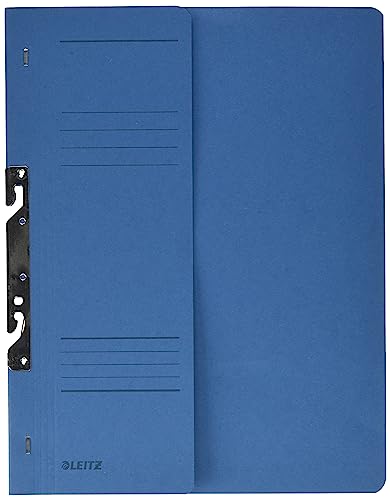 Esselte Leitz Schlitzhefter, 1/2-Vorderdeckel, A4, kfm. Heftung, Manilakarton, blau (1 Stück) von Leitz
