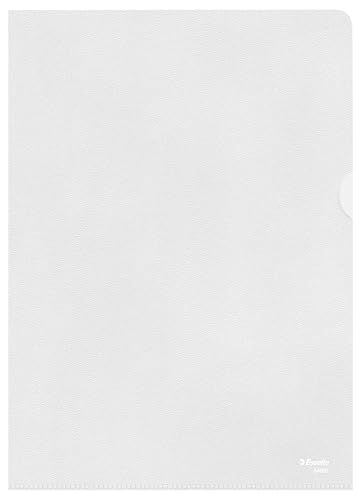 Esselte Standard Sichthüllen, Packung mit 100 Kunststoffhüllen für Dokumente, 30% Pre-Consumer-Recycling-Kunststoff, 100% recycelbar, fasst 40 Blatt, Öffnung oben und an der Seite, 85 Micron, 54852 Esselte Standard Sichthüllen, Packung mit 100 Kunststoffhüllen für Dokumente, 30% Pre-Consumer-Recycling-Kunststoff, 100% recycelbar, fasst 40 Blatt, Öffnung oben und an der Seite, 85 Micron, 54852 von Esselte