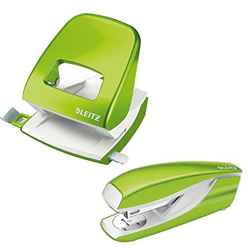 Heftgerät Standard grün metallic + Locher Heftgerät Standard grün metallic + Locher von Leitz