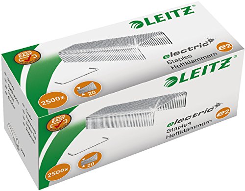 LEITZ® Heftklammer, e2, verzinkt (2.500 Stück), Sie erhalten 1 Packung á 2500 Stück von Leitz
