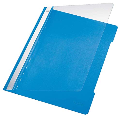 LEITZ® Schnellhefter 4191, für DIN A4, PVC, 25 Stück hellblau von Leitz