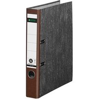 AKTION: LEITZ 1050 Ordner braun marmoriert Karton 5,2 cm DIN A4, 1 St. mit Prämie nach Registrierung von Leitz