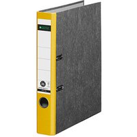 AKTION: LEITZ 1050 Ordner gelb marmoriert Karton 5,2 cm DIN A4, 1 St. mit Prämie nach Registrierung von Leitz