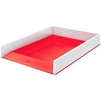 LEITZ Briefablage WOW Duo Colour perlweiß/rot von Leitz