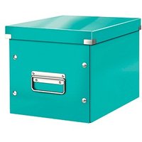 LEITZ Click & Store Aufbewahrungsbox 10,0 l eisblau 26,0 x 26,0 x 24,0 cm von Leitz