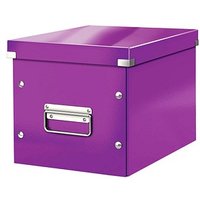 LEITZ Click & Store Aufbewahrungsbox 10,0 l violett 26,0 x 26,0 x 24,0 cm von Leitz