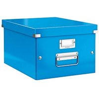 LEITZ Click & Store Aufbewahrungsbox 16,7 l blau 28,1 x 36,9 x 20,0 cm von Leitz