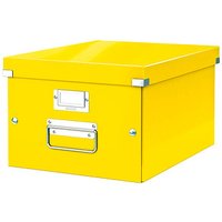 LEITZ Click & Store Aufbewahrungsbox 16,7 l gelb 28,1 x 36,9 x 20,0 cm von Leitz