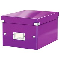 LEITZ Click & Store Aufbewahrungsbox 7,4 l violett 21,6 x 28,2 x 16,0 cm von Leitz