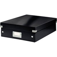LEITZ Click & Store Aufbewahrungsbox 900 Blatt schwarz 28,0 x 37,0 x 10,0 cm von Leitz